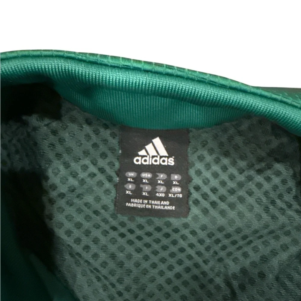 Adidas Green and Black Celtics Men's Varsity Jacket - Picture 3 of 4